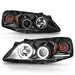 ANZO 2005-2010 Pontiac G6 Projector Headlights w/ Halo Black (CCFL) ANZO