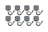 Diode Dynamics Stage Series Single Color LED Rock Light - Amber M8 (8-pack) Diode Dynamics