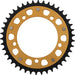 Rear Stealth Sprocket Alu/Stl 42t 520 Gld Hay/Suz/Tri SUPERSPROX