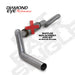 Diamond Eye KIT 5in CB MFLR RPLCMENT PIPE SGL AL: 2006-2007.5 CHEVY 6.6L 2500/3500 Diamond Eye Performance