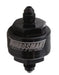 Turbosmart Billet Turbo Oil Feed Filter w/ 44 Micron Pleated Disc AN-4 Male Inlet - Black Turbosmart