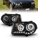 ANZO 2005-2010 Chrysler 300C Projector Headlights w/ Halo Black (CCFL) G2 ANZO