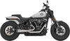 Comp S 2in1 Exhaust Softail Brushed W/Carbon End Cap TBR