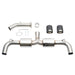 Injen 19-22 Hyundai Veloster N L4 2.0L Turbo Performance SS Axle Back Exhaust System - Carbon Tips Injen