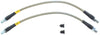 StopTech 08-12 Mercedes C350 / 03-12 Mercedes SL550 Stainless Steel Rear Brake Lines Stoptech