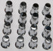 16/Pk 3/8" 24 Flat Base Chrome Lug Nuts ITP