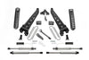 Fabtech 17-21 Ford F250/350 4WD Gas 4in Rad Arm Sys w/Coils & 2.25 Dl Resi Frt & Dl Rr Shks Fabtech