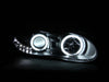 ANZO 1998-2002 Chevrolet Camaro Projector Headlights w/ Halo Black ANZO