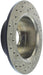 StopTech Nissan 81 280ZX SportStop Slotted & Drilled Left Rear Rotor Stoptech