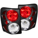 ANZO 1999-2003 Jeep Grand Cherokee Taillights Black ANZO