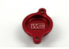 Oil Filter Cover Red Hon WORKS