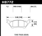 Hawk 2012-2016 Ford F-150 / Full-Size Trucks and SUV - LTS Street Brake Pads Hawk Performance