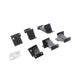 Go Rhino 07-18 Jeep Wrangler JKU 4dr Brackets for Dominator Xtreme Frame Slider - Tex. Blk Go Rhino