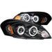 ANZO 2006-2007 Chevrolet Monte Carlo Projector Headlights w/ Halo Black ANZO