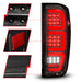 Anzo 19-23 GMC Sierra 1500/2500HD/3500HD Black Replacement Full LED Bar Tail Light ANZO