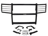 Go Rhino 08-10 Ford F-250/350 Super Duty 3000 Series StepGuard Center Grille + Brush Guards - Blk Go Rhino