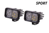 Diode Dynamics Stage Series 2 In LED Pod Sport - White Combo Standard ABL (Pair) Diode Dynamics