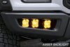 Diode Dynamics 17-20 Ford Raptor SS3 LED Fog Light Kit - Yellow Pro Diode Dynamics