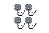 Diode Dynamics Stage Series Single Color LED Rock Light - White Diffused M8 (4-pack) Diode Dynamics