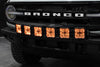 Diode Dynamics Bronco SS5 6-Pod CrossLink Grille Lightbar Kit Sport - White Combo Diode Dynamics