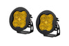 Diode Dynamics SS3 LED Pod Sport - Yellow SAE Fog Round (Pair) Diode Dynamics