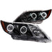 ANZO 2007-2009 Toyota Camry Projector Headlights w/ Halo Black ANZO