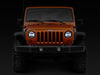 Raxiom 07-18 Jeep Wrangler JK LED Halo Headlights- Black Housing (Clear Lens) Raxiom