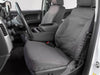 Covercraft 19-24 Chevrolet Silverado Polycotton SeatSaver Custom Front Row Seat Covers - Grey Covercraft