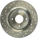 StopTech Nissan 81 280ZX SportStop Slotted & Drilled Left Rear Rotor Stoptech