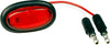 Micronova Oval Led Red W/Grommet GROTE