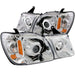 ANZO 1998-2007 Lexus Lx470 Projector Headlights w/ Halo Chrome (CCFL) ANZO