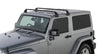 Rhino-Rack 07-22 Jeep Wrangler JK/JL 2 Door Hard Top Vortex SG 2 Bar Roof Rack - Black Rhino-Rack