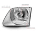 ANZO 1997-2003 Ford F-150 Crystal Headlights Chrome ANZO