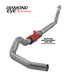 Diamond Eye KIT 5in TB SGL MFLR RPLCMENT PIPE AL: 94-02 DODGE CUMMINS 5.9L W/ RP #510220 Diamond Eye Performance