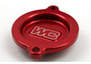 Oil Filter Cover Red Ktm/Hus/Gas WORKS