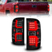 ANZO 15-19 Chevrolet Silverado 2500 HD/3500 HD LED Taillight w/ Sequential Black Housing/Clear Lens ANZO