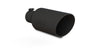 MBRP Universal Exhaust Tip 7in O.D. Rolled End 4in Inlet 18in Length - Black MBRP