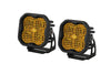 Diode Dynamics SS3 Pro ABL - Yellow Flood Standard (Pair) Diode Dynamics