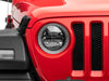 Raxiom 18-22 Jeep Wrangler JL/JT Axial 9-Inch LED Headlights w/RGB Halo- Blk Housing (Clear Lens) Raxiom