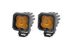 Diode Dynamics Stage Series C1 LED Pod - Yellow SAE Fog Standard ABL (Pair) Diode Dynamics