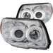 ANZO 2006-2009 Toyota 4Runner Projector Headlights w/ Halo Chrome ANZO