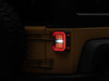 Raxiom 07-18 Jeep Wrangler JK Axial Series LED Halo Tail Lights- Black Housing (Dark Smoked Lens) Raxiom