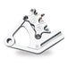 Performance Machine 84-99 Softail Rr Brake 1 Pc - Chrome Performance Machine