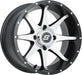 Storm Wheel 12x7 4/137 5+2 (+10mm) Blk/Machined SEDONA