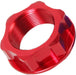 Steering Stem Nut & Bolt Red M24x32 P1.0 H12 ZETA