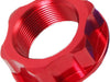 Steering Stem Nut & Bolt Red M22x27 P1.0 H12 ZETA