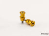 Swingarm Spools Hi Tech 8mm Gold 2/Pk PUIG