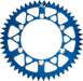 Rear Sprocket Aluminum 47t 520 Blu Yam FIRE POWER