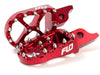 Pro Series Foot Pegs Red Kaw/Hon FLO MOTORSPORTS