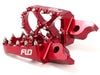 Pro Series Foot Pegs Red Kaw/Hon FLO MOTORSPORTS